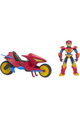 Power Players Moto D'Axel Avec Figurine Famosa PWW00000