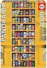 Puzzle 2.000 Canettes de Sosa Panorama Educa 11053