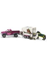 Camionnette avec Remorque Schleich 42346