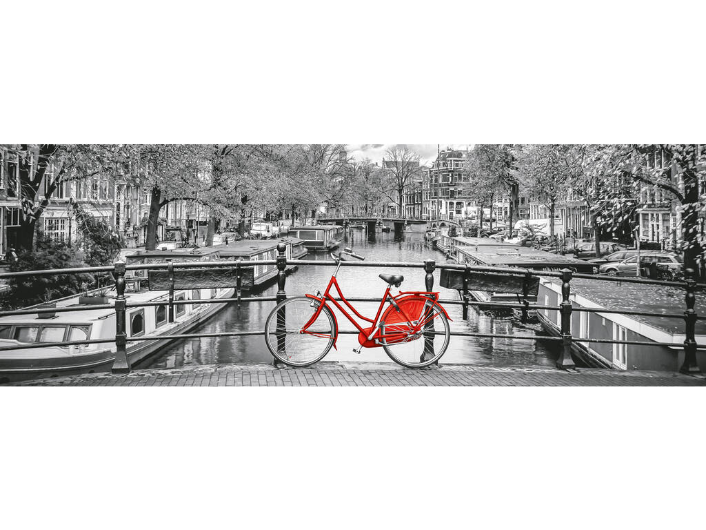 Puzzle 1000 Amsterdam Bicicleta Clementoni 39440