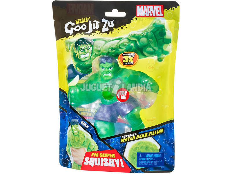 Goo Jit Zu Figura Marvel Héroes Hulk Bandai 41055
