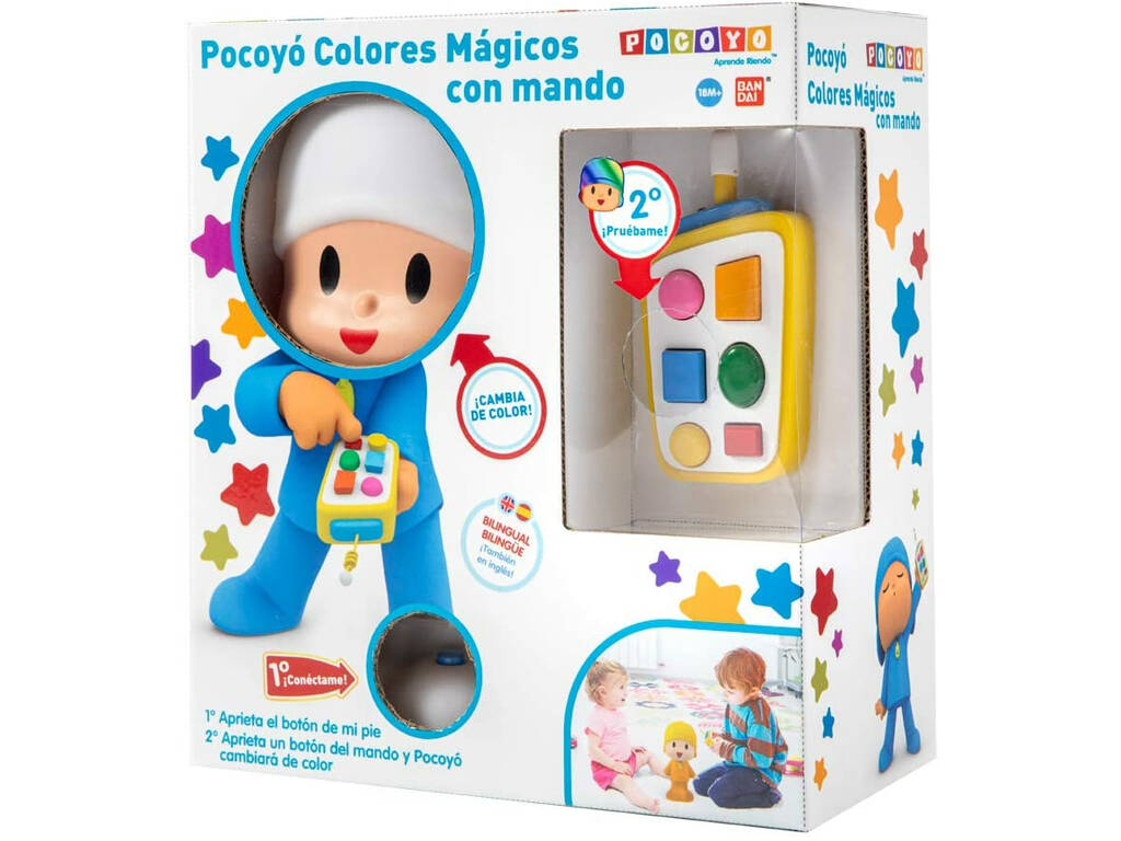 Pocoyó Colores Mágicos Con Mando Bandai TO77500