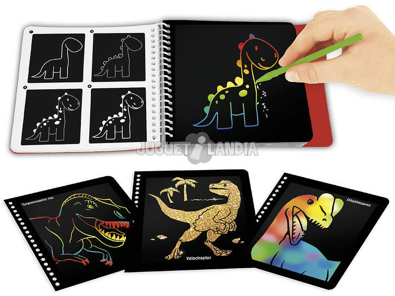 Dino World Mini Magic Scratch Book 10711