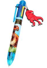 Dino World Stylo de 6 Couleurs 5146
