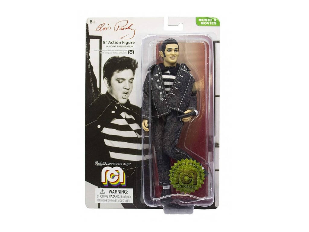Elvis im Gefängnis-Rock Artikulierte Figur Sammlung Mego Toys 62980