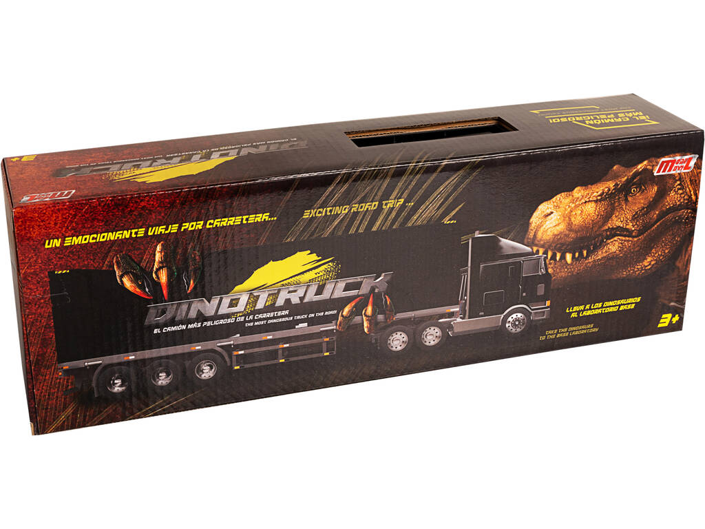 Camion Dinotruck con 6 Dinosauri