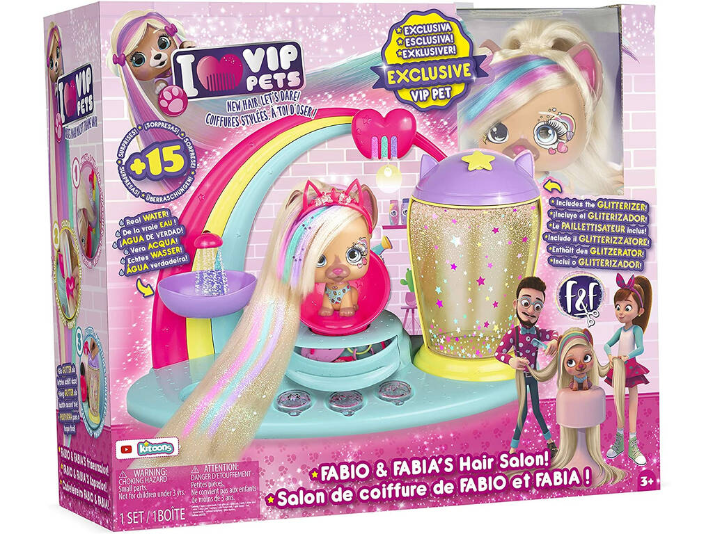 I Love Vip Pets Fabio & Fabia Salón de Peluquería IMC Toys 711723