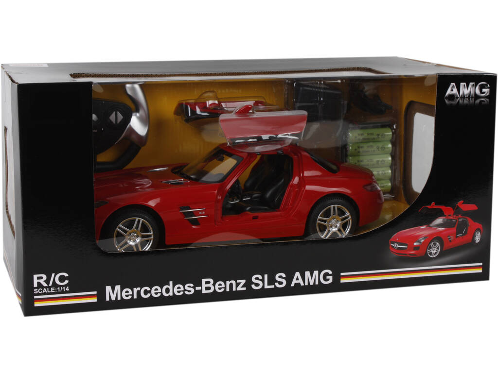 Radio Control 1:14 Mercedes Benz SLS AMG Rojo