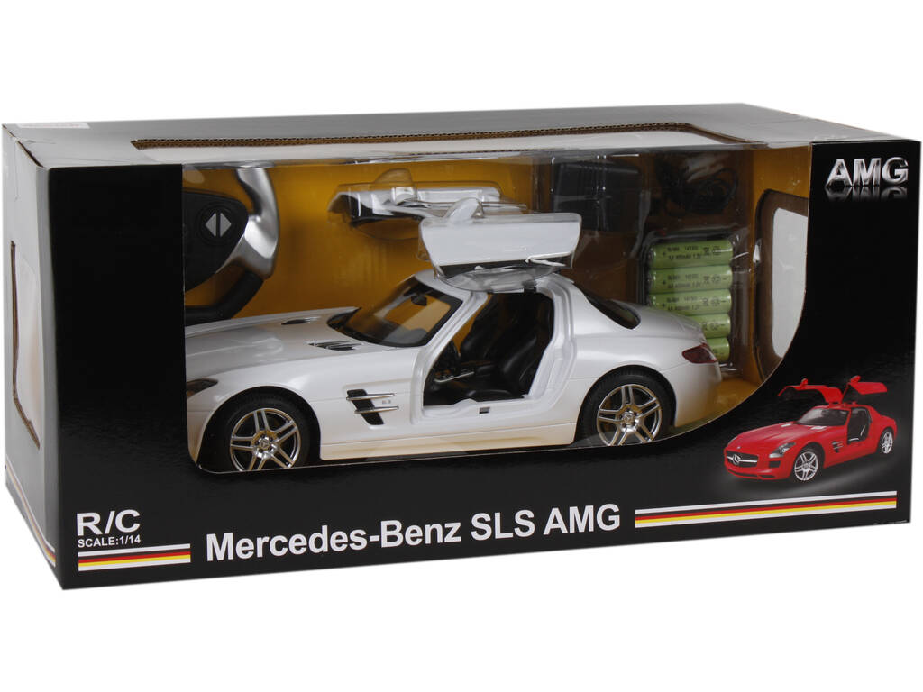 Télécommande 1:14 Mercedes Benz SLS AMG En Blanc