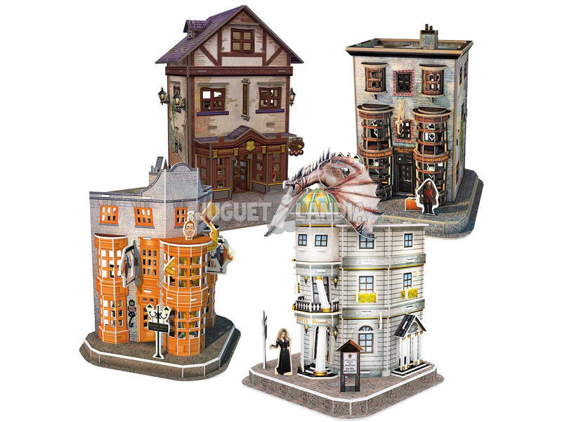 Harry Potter Puzzle 3D Set Diagongasse World Brands DS1009H