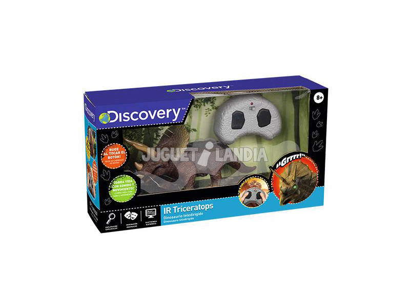 Dinosaure IR Triceratops Discovery World Brands 6000251