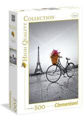 Puzzle 500 Passeggiata Romantica a Parigi di Clementoni 35014