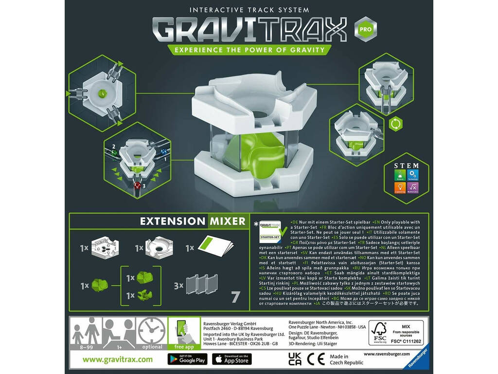 Gravitrax Expansión Pro Mixer Ravensburger 26175
