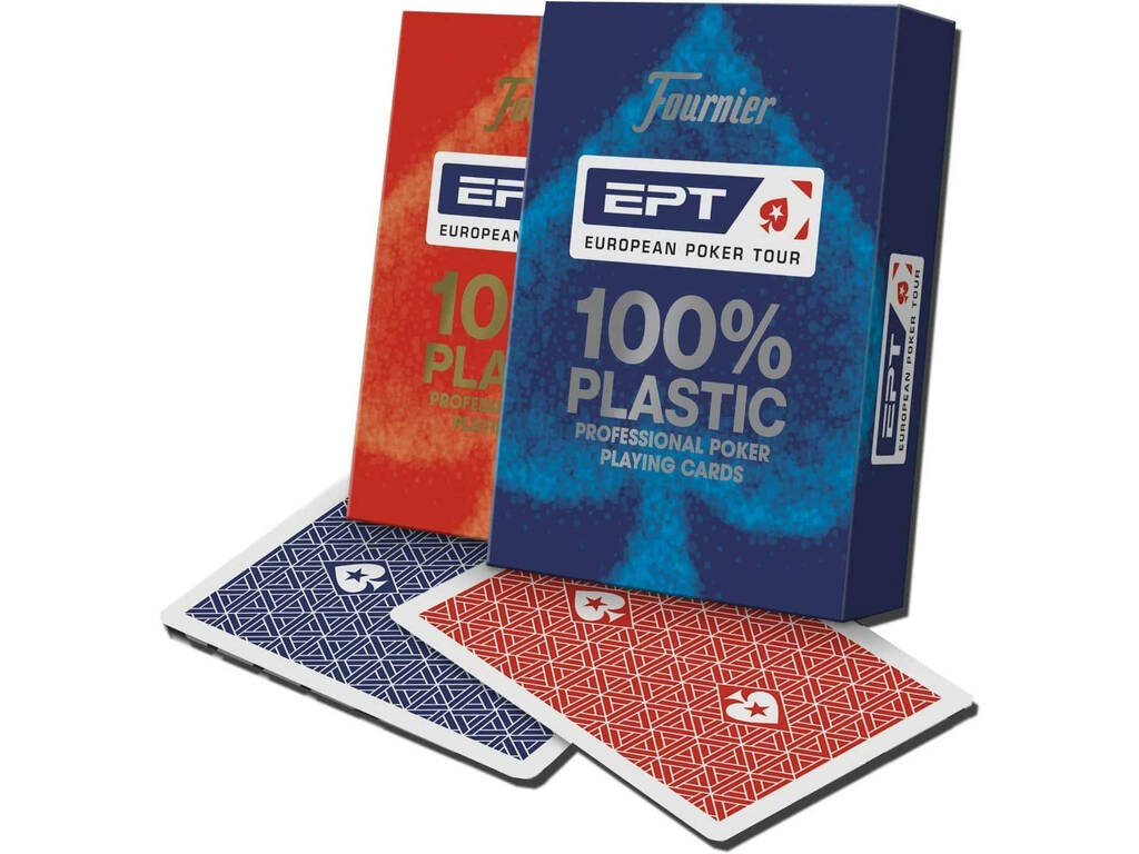 Baraja Poker EPT 100% Plástico Fournier 1040724