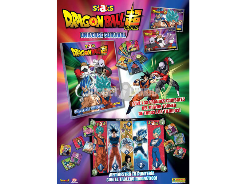 Dragon Ball Super Staks Mega Pack Classeur, 2 boosters et tableau de Jeu Panini 8018190011883