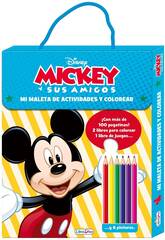 Mickey e i suoi amici La mia valigia per le attività e i colori Edición Saldaña LD0879
