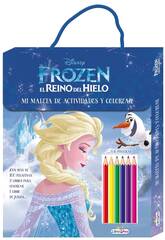 Frozen Mi Maleta de Actividades y Colorear Ediciones Saldaña LD0880