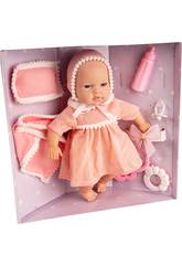 Poup�e 30 cm. Rose avec des Accessoires et des Sons