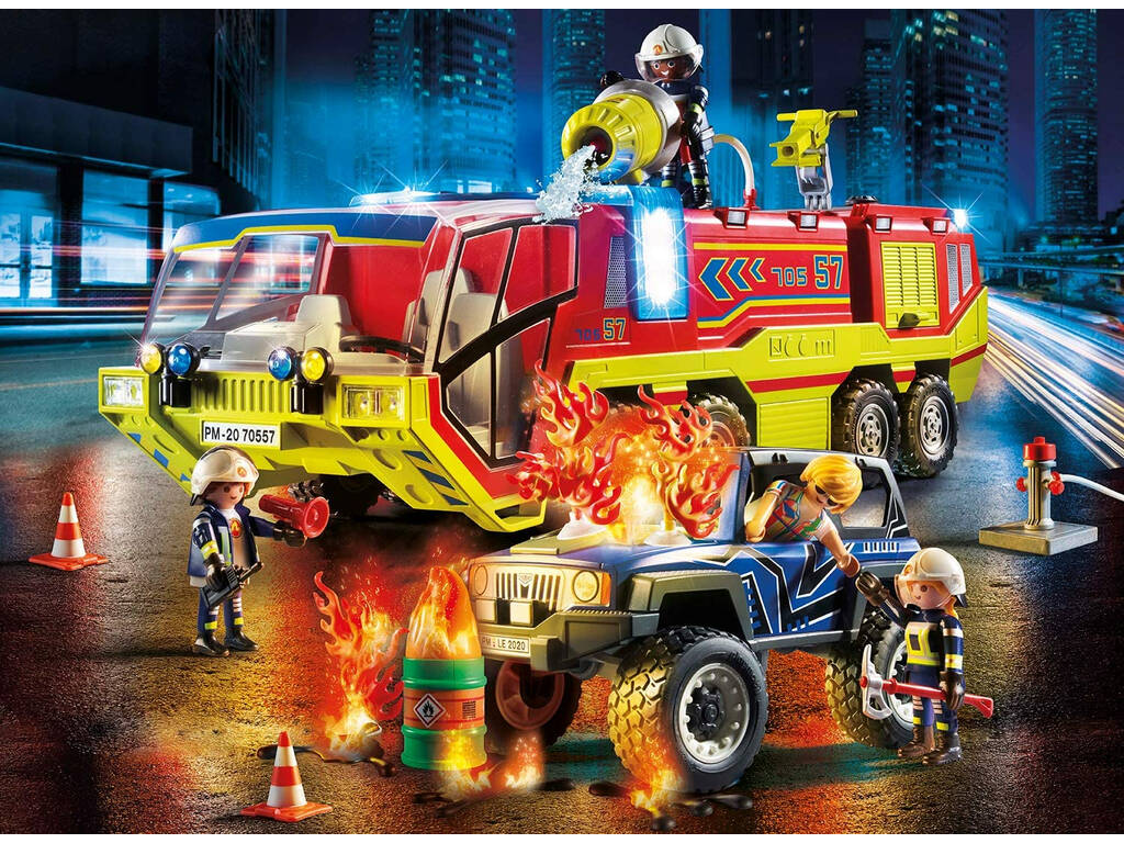 Playmobil City Action Operação Resgate Camião de Bombeiros 70557