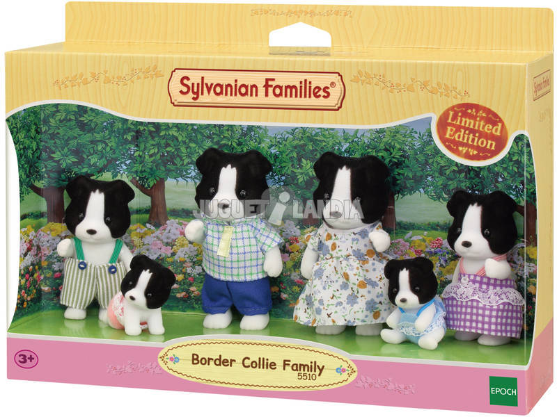 Sylvanian Families Limited Edition Família Border Collie Epoch Para Imaginar