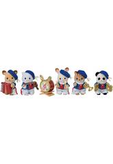 Sylvanian Families 35 Anniversaire Groupe de Musique des B�b�s Epoch Para Imaginar 5505