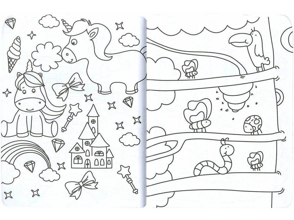Livre à colorier Licornes Susaeta S3439001