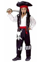 Costume Capitano Pirata Bambino Taglia S
