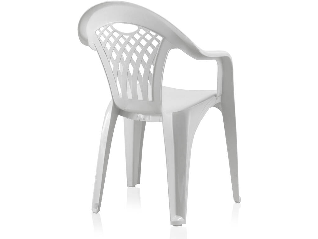 Cadeira Cancún Branca Mobiliário de Jardim SP Berner 43027