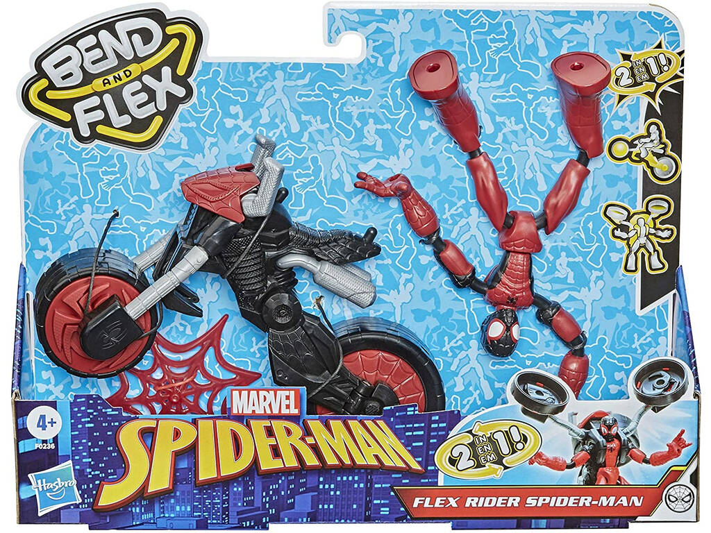 Avengers Bend And Flex Vehículo Spiderman Hasbro F0236