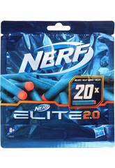 Nerf Elite 2.0 Pack de recharge de 20 fléchettes Hasbro F0040
