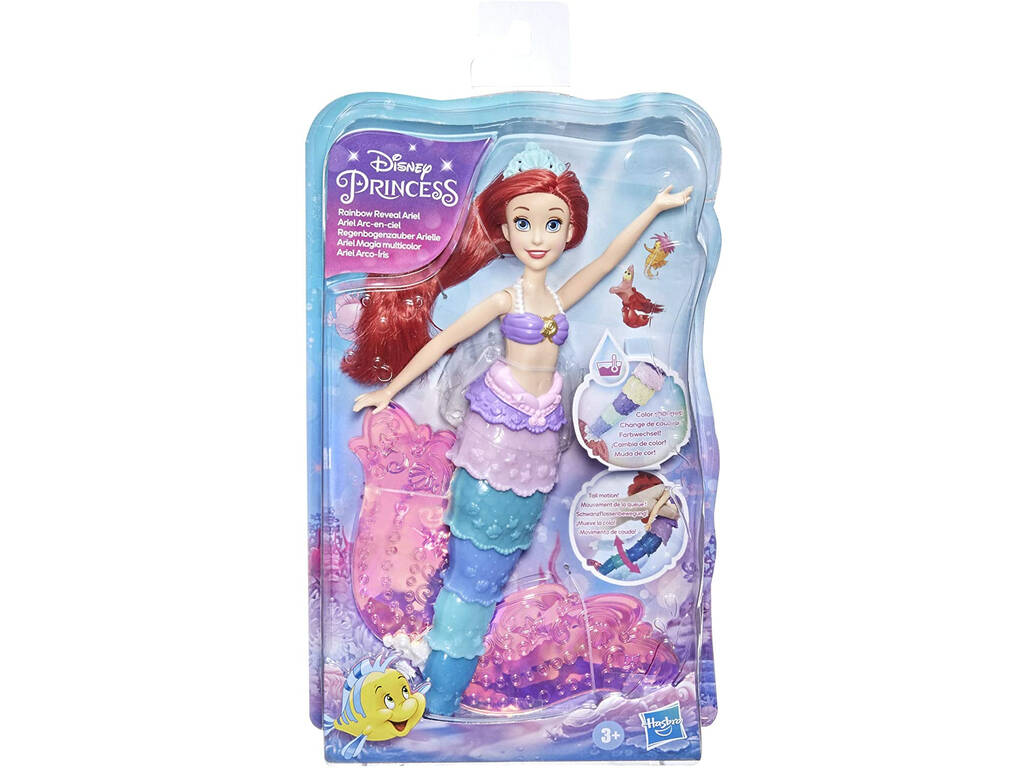 Bambola Principesse Disney Ariel Cola Arcoíris Hasbro F0399