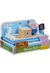 Peppa Pig A Casa de Madeira com Figura e Mobiliário Bandai CO07213