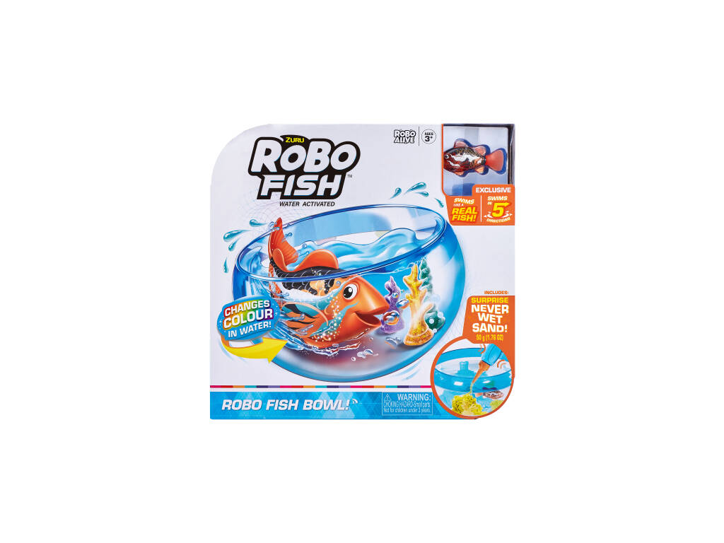 Aquarium Robo Fish avec Poisson Bandai ZU7126
