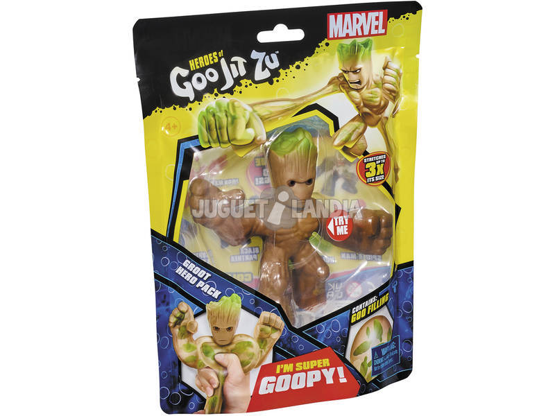 Goo Jit Zu Figura Marvel Héroes Groot Bandai CO41098