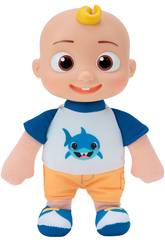 Cocomelon Peluche JJ Con Camiseta De Tibur�n Bandai WT80117