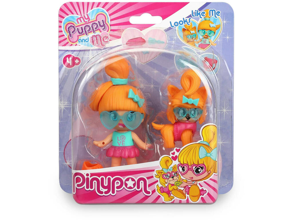 Figur Pinypon My Puppy and Me Orange Famosa 700016243