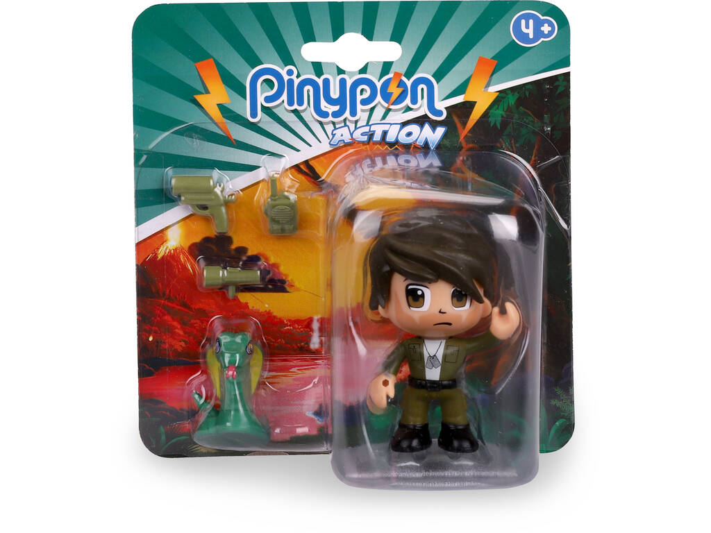 Pin y Pon Action Wild Figura com Serpente 700016420