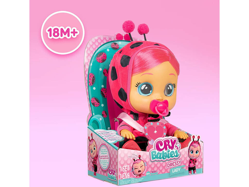 Bebés Llorones Dressy Lady IMC Toys 81468