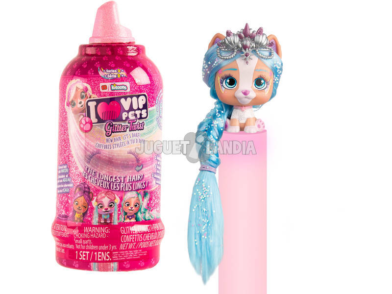 I Love VIP Pets Glitter Twist Surprise Jar IMC Toys 712379