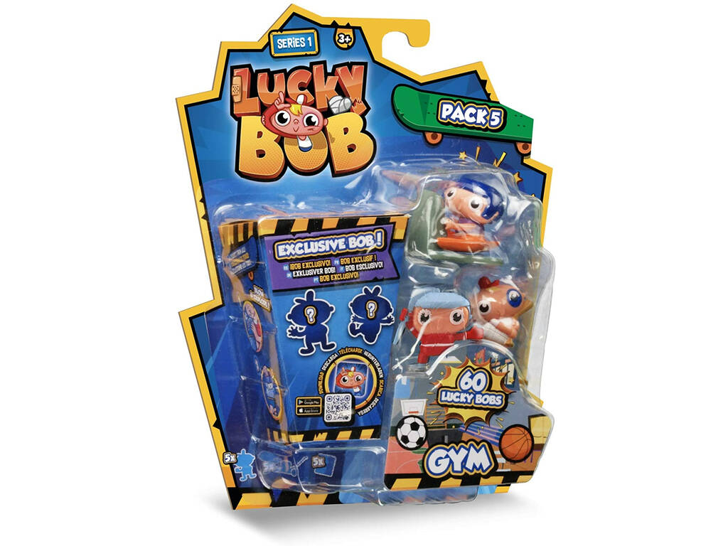Lucky Bob Pack 5 Figuras con Temática Serie 1 IMC Toys 81246