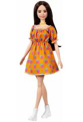Barbie Fashionista Vestido Sin Hombros Mattel GRB52