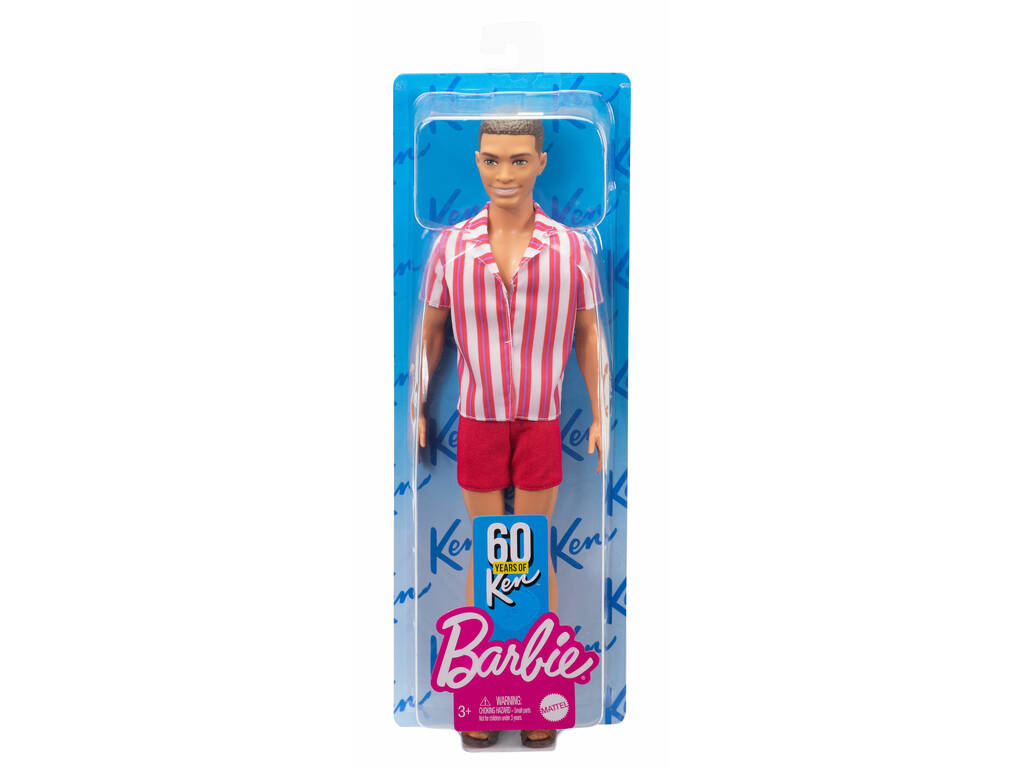 Barbie Ken in costume da bagno 60° anniversario Mattel GRB42