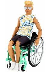Ken Fashionista Silla de Ruedas Mattel GWX93