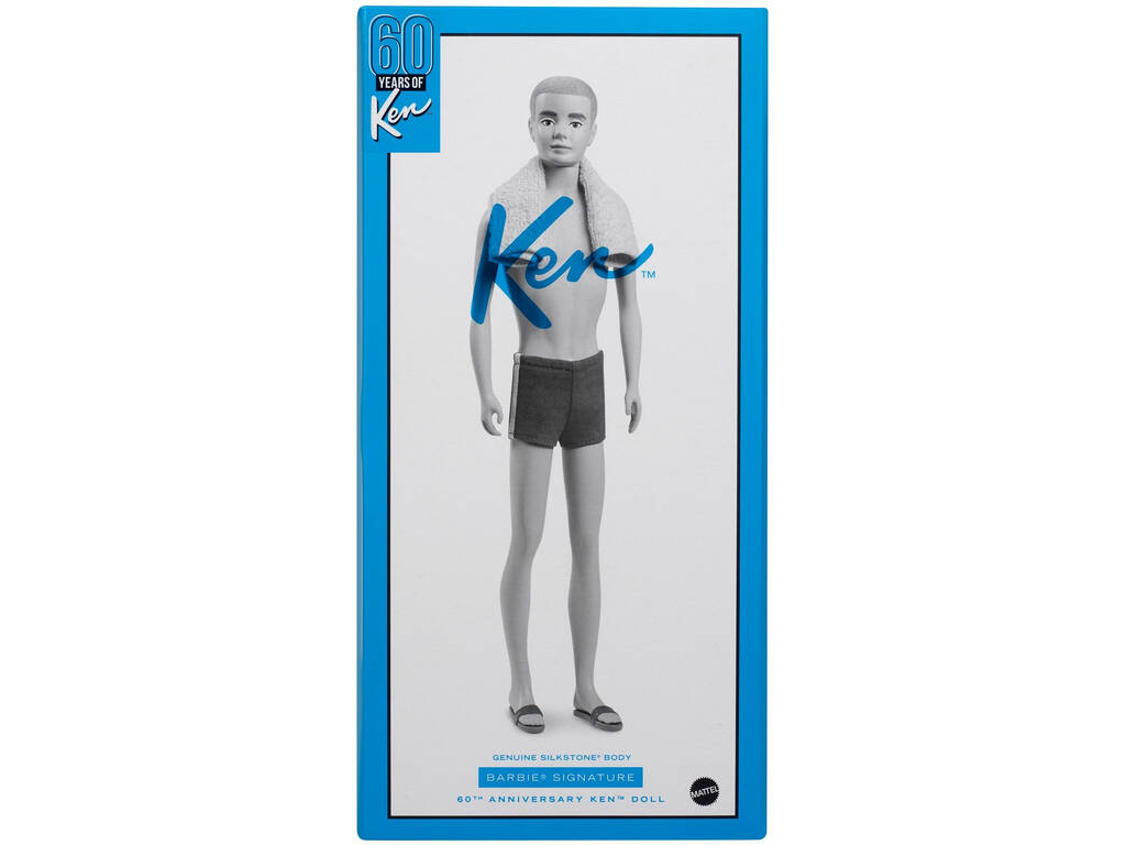 Barbie Colección Ken Carson Cuerpo Silkstone 60 Aniversario Mattel GTJ89