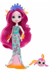 Enchantimals Royals mini-poup�e Maura Sir�ne et Glide Mattel GYJ02