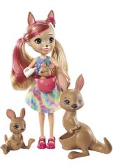 Enchantimals Familia Kangaroo Mattel GTM31