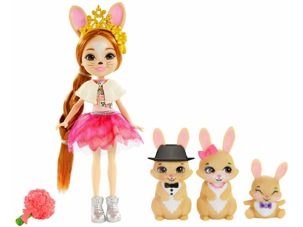 Enchantimals Familia Conejos Mattel GYJ08