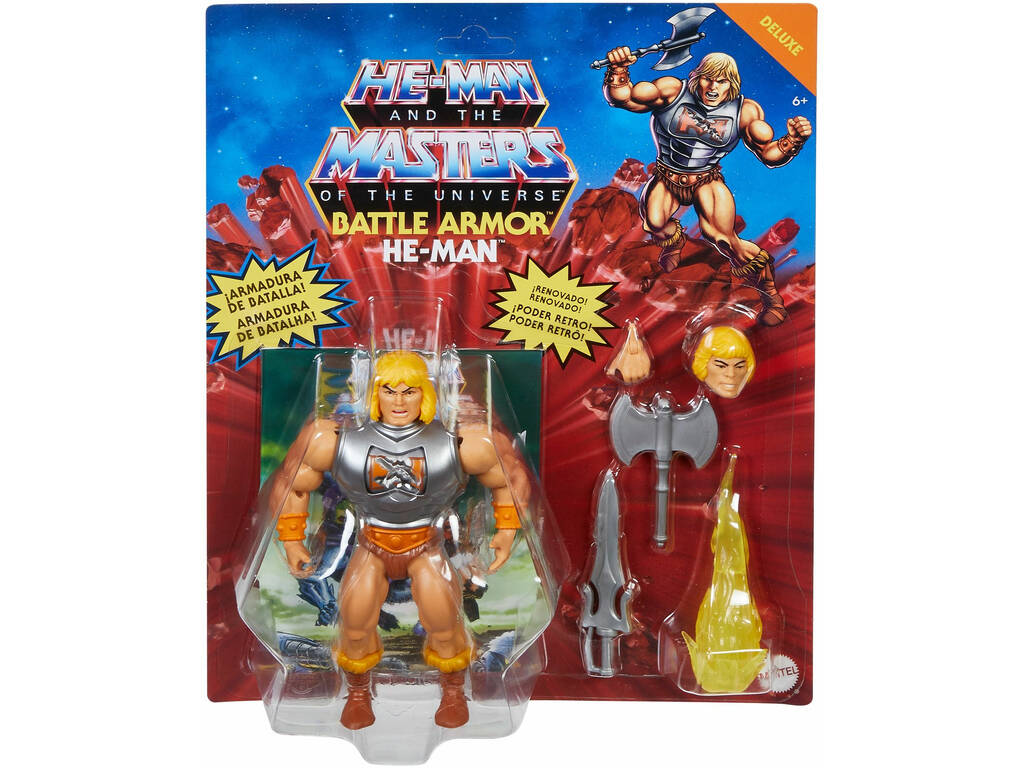 Masters Del Universo Figura Deluxe He-Man Mattel GVL76