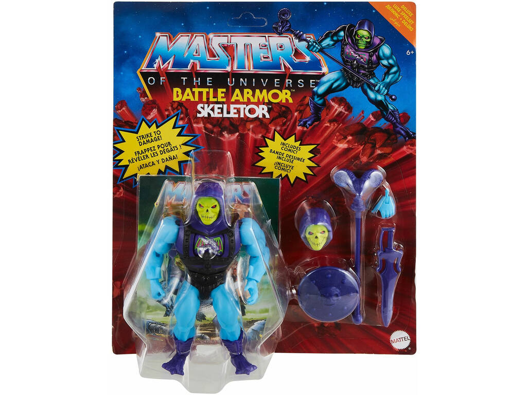 Masters Of The Universe Deluxe Skeletor figura Mattel GVL77