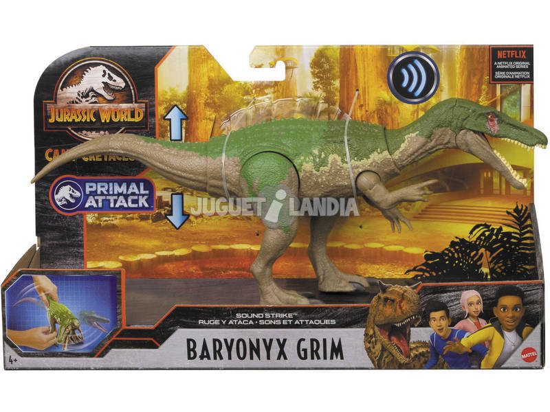 Jurassic World Dinosounds Baryonyx Grim Total Control Mattel GVH65